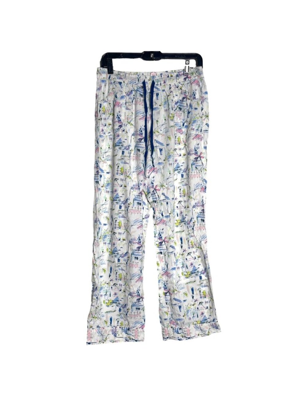 Victoria's Secret Lightweight Pajama Pant M Print Modal Cotton PJ Bottom Lounge